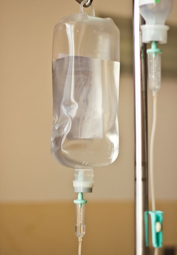 IV fluid bag
